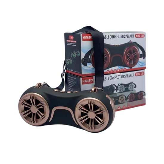 Coluna Sem Fio Portátil Kimiso KMS-130 Marrom